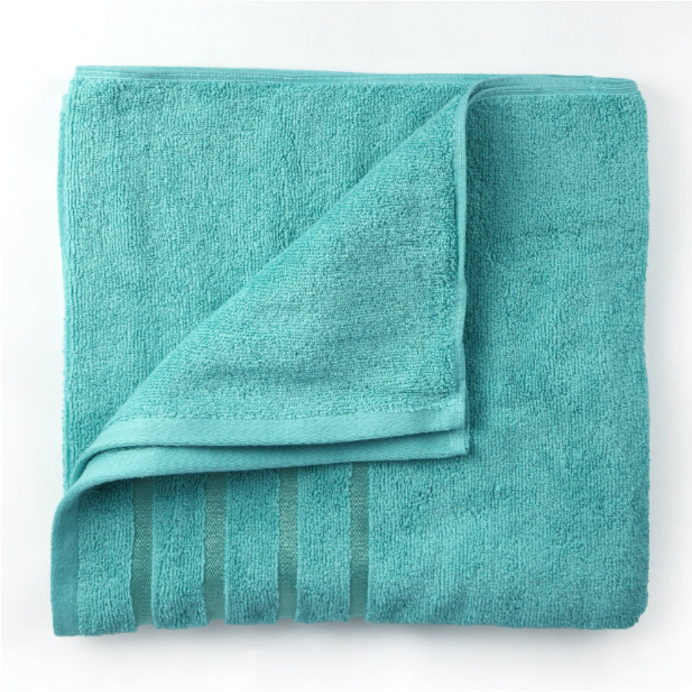 Cotton Home 100 Cotton Aqua Breeze Bath Towel Aqua Green