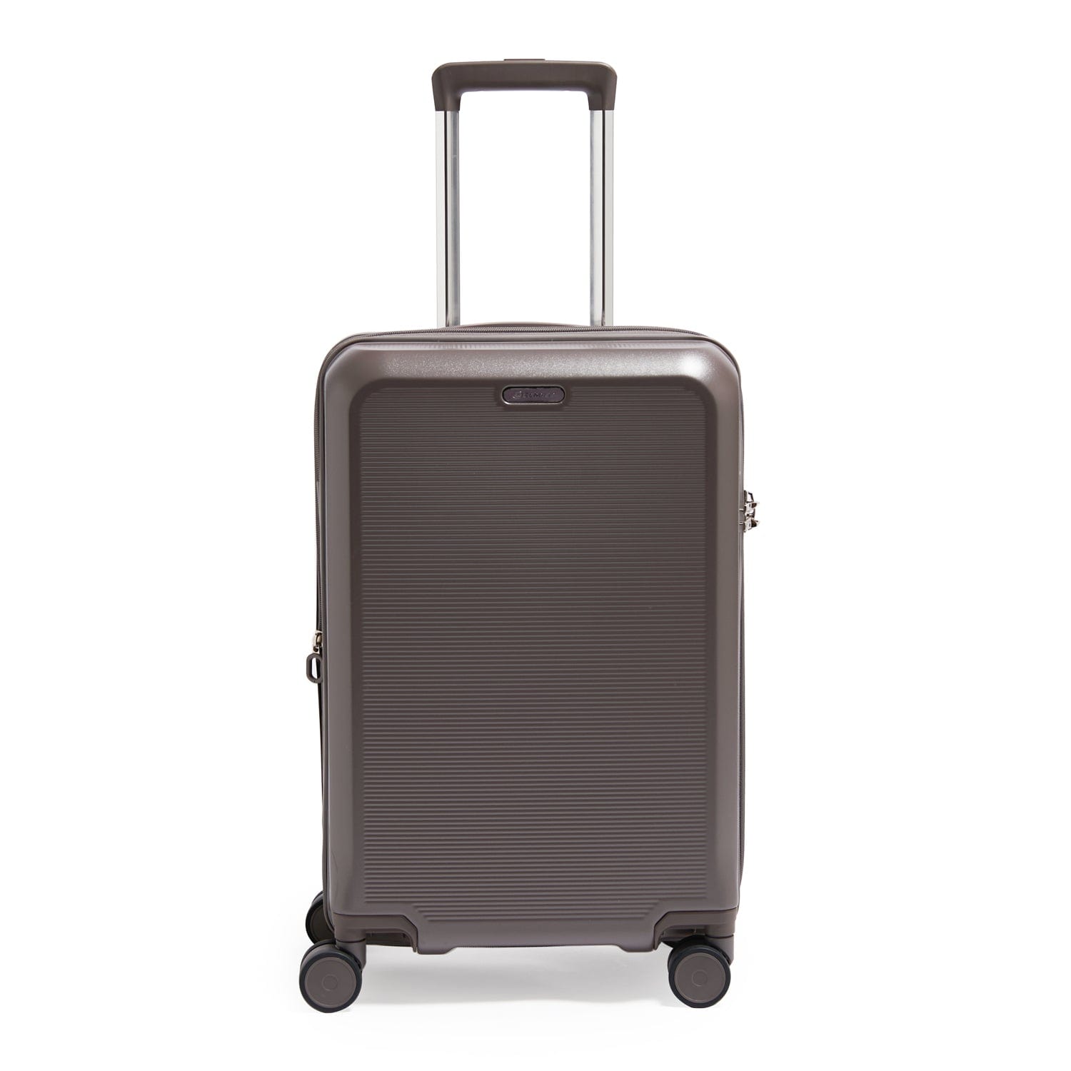 Echolac Sense 56cm Hardcase Expandable 4 Double Wheel Cabin Luggage Trolley Metallic Brown CHT0023S 20 Metallic Brown