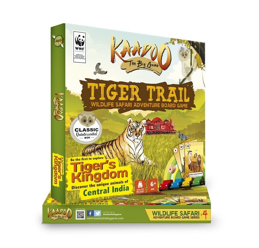 Kaadoo “ Tiger Trail Wildlife Safari Adventurei Board Game – Jashanmal