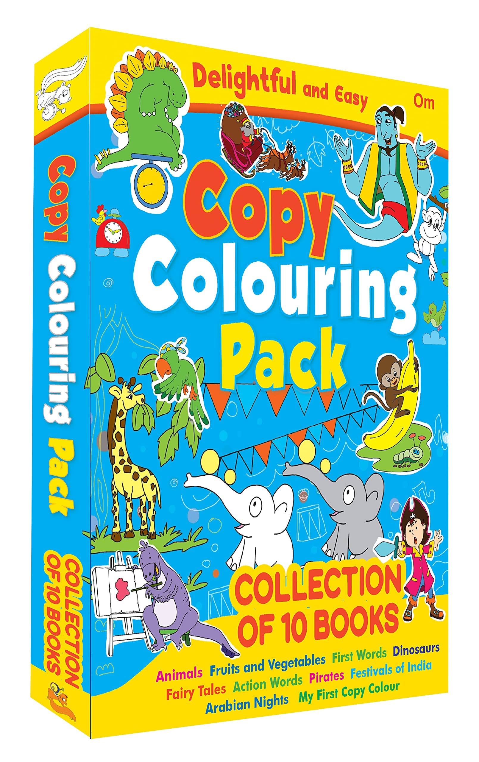 Copy Colouring Pack 1: Collection Of 10 Books