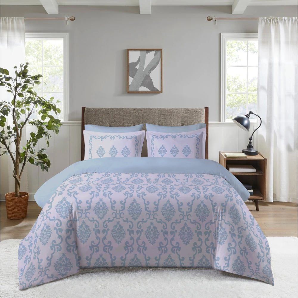 Varessa Jacquard King Duvet Cover Set 4 Pcs