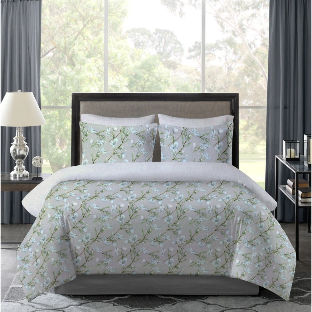 Varessa 100% Cotton Printed X-King Duvet Cover Set 4 Pcs