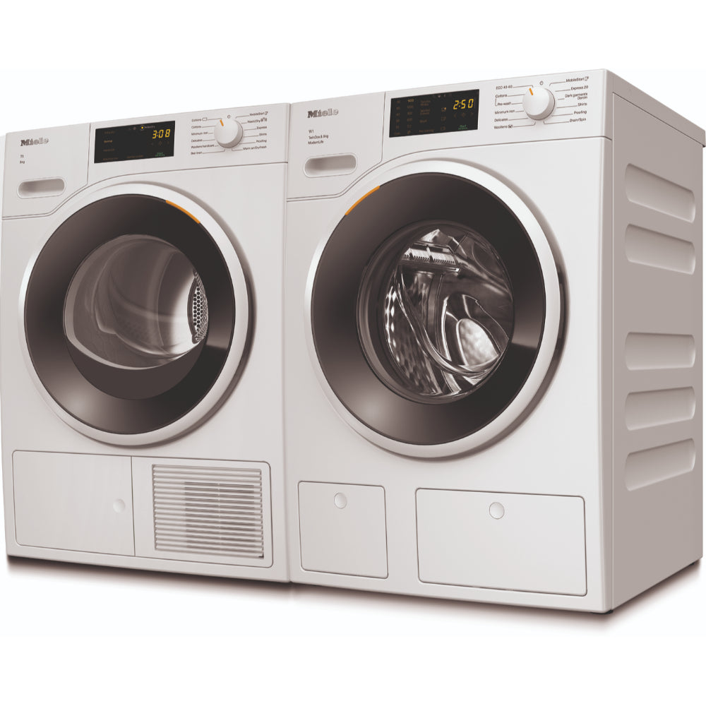 Miele Front Load Washing Machine 8KG WWD660 + Heat Pump Dryer 8KG TWD 260