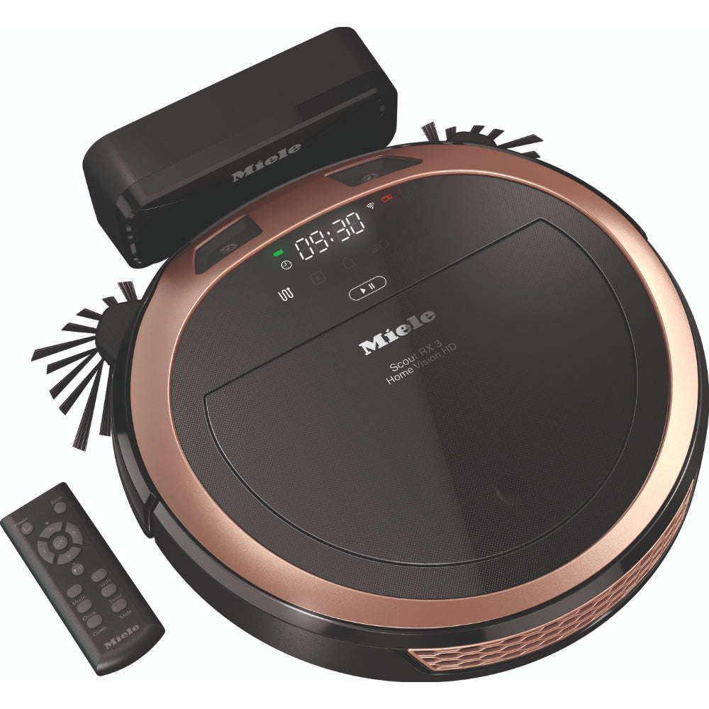 Miele Robot Vacuum Cleaner Scout RX3 Home Vision HD Rose Gold Pearl Finish With 3D Smart Navigation and Quattro Cleaning Power