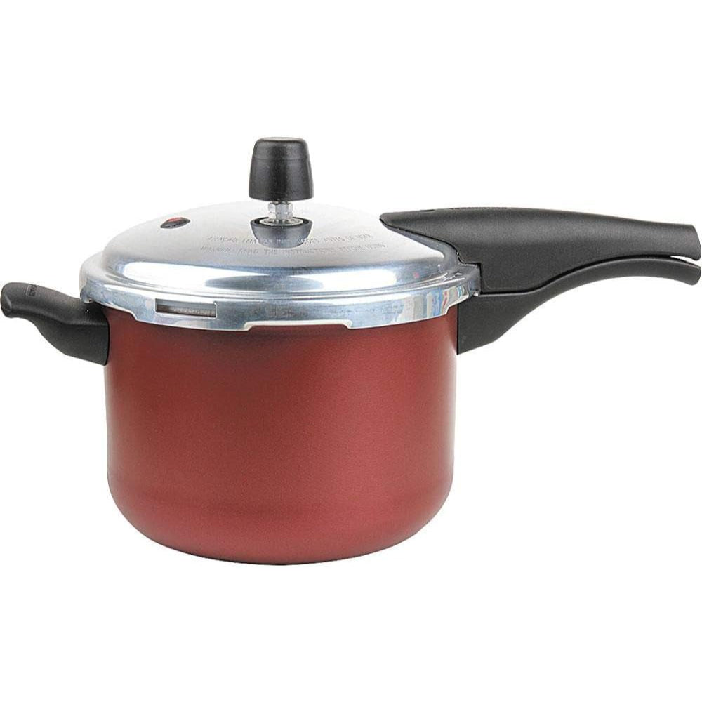 Tramontina Brazil  Vancouver 20cm 4.5L Blue Aluminum Pressure Cooker with Easy to Clean Interior and Exterior Starflon Max PFOA Free Nonstick Coating