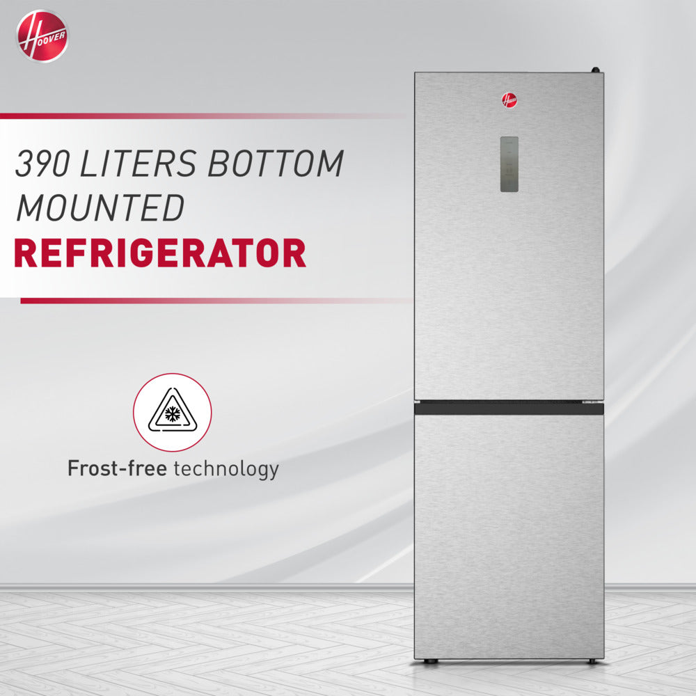 Hoover Bottom Mount Refrigerator 390L