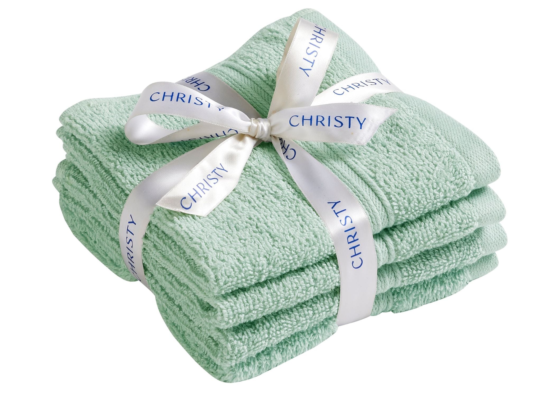 Christy "Serene" Face Towel Set of 4 in Duck Egg