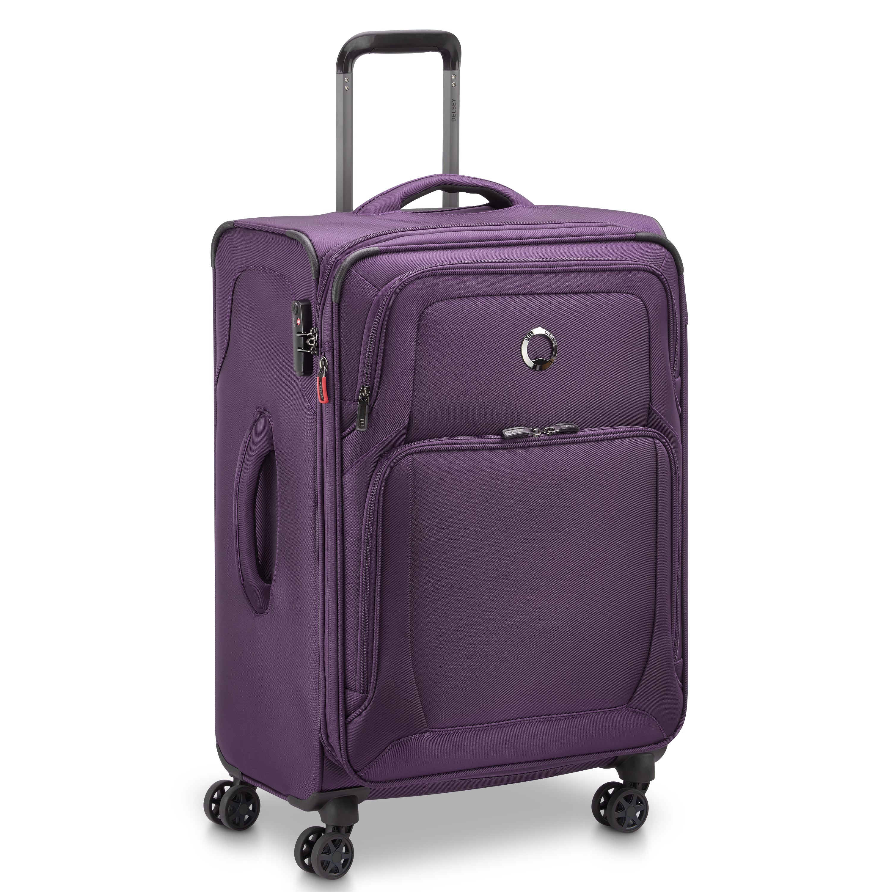 Delsey Optimax Lite 2 Piece Luggage Trolley Set