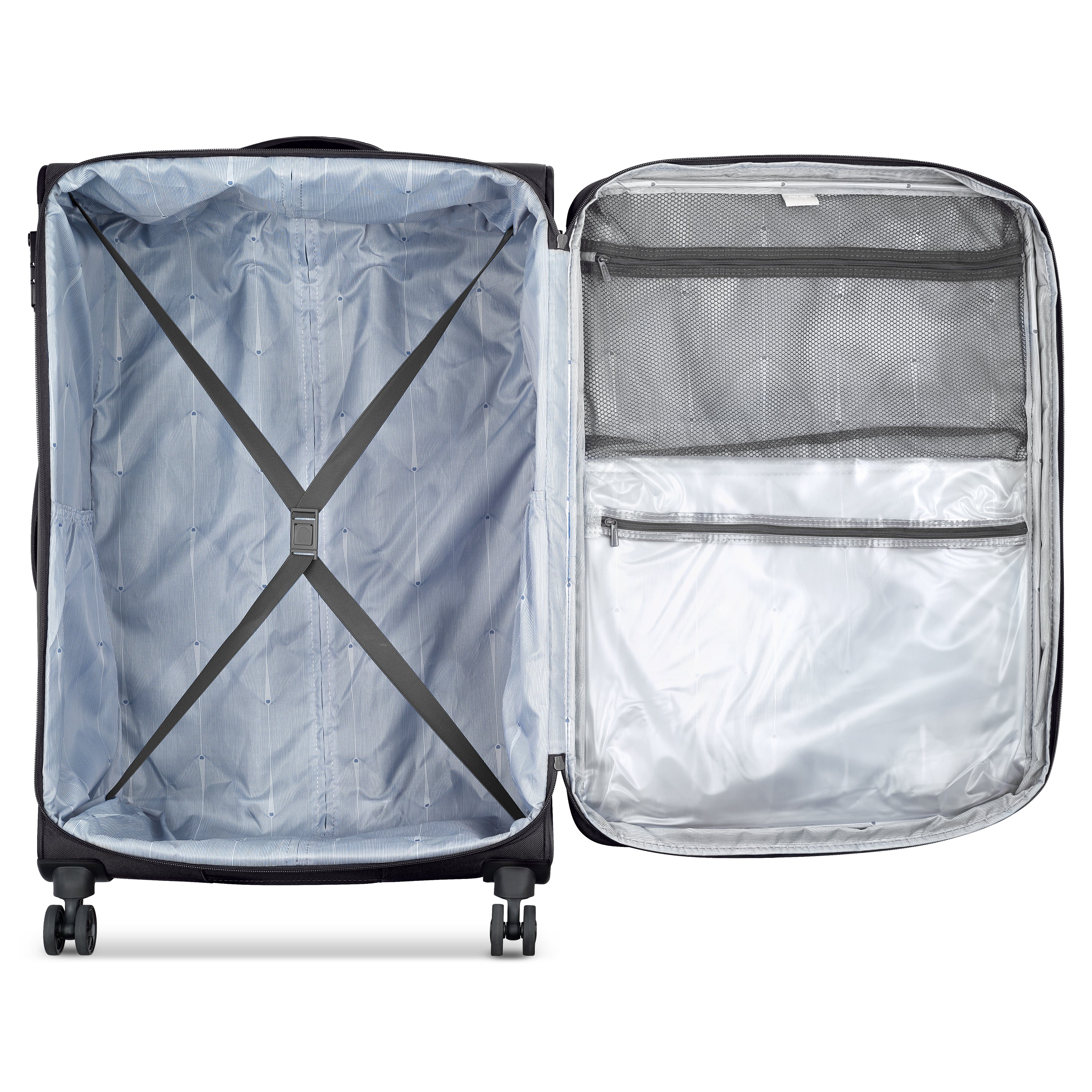 Delsey Optimax Lite 2 Piece Luggage Trolley Set