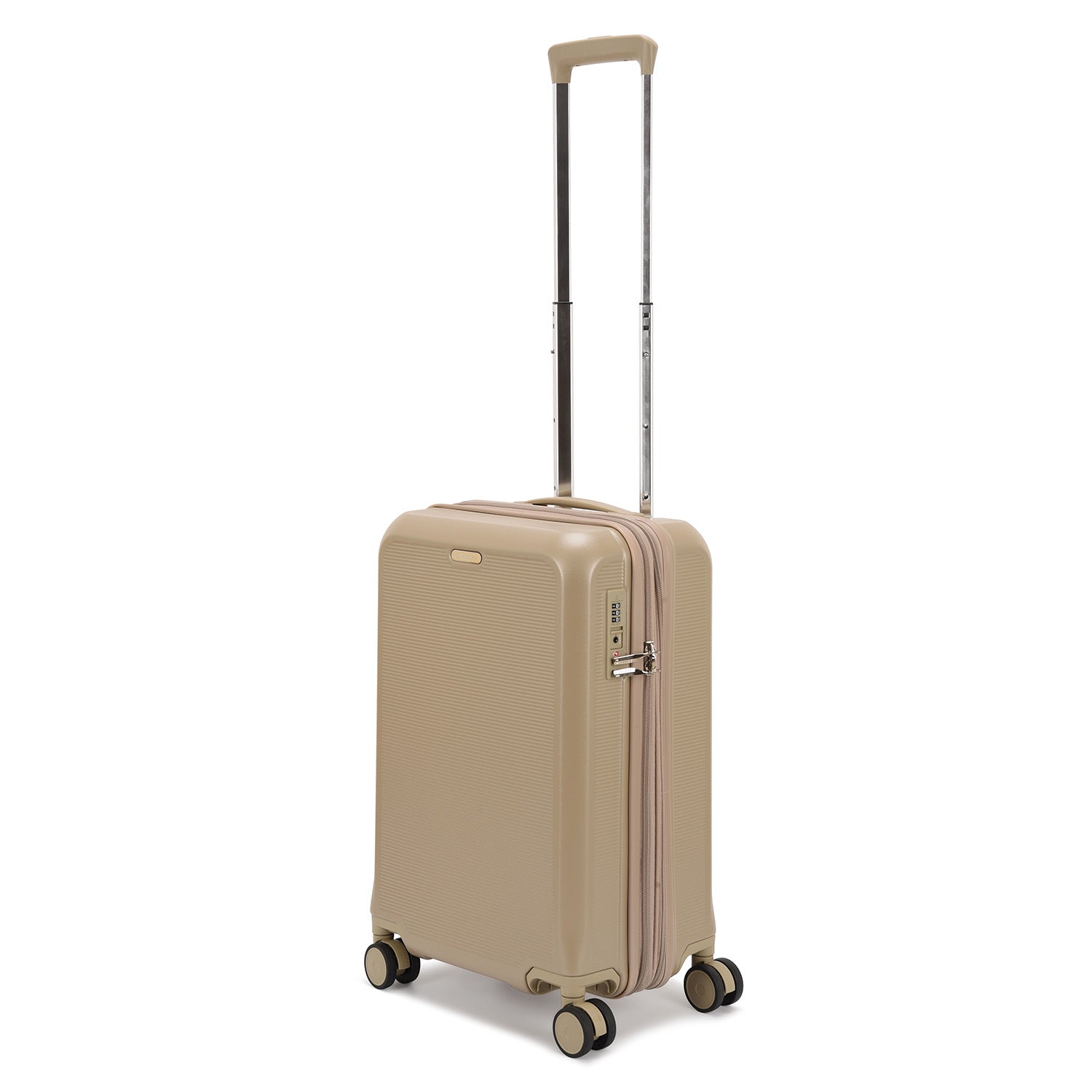 Echolac Sense 56+67+78cm Hardcase Expandable 4 Double Wheel 3 Piece Luggage Trolley Set Golden - CTH0023S 20/24/28 GOLDEN