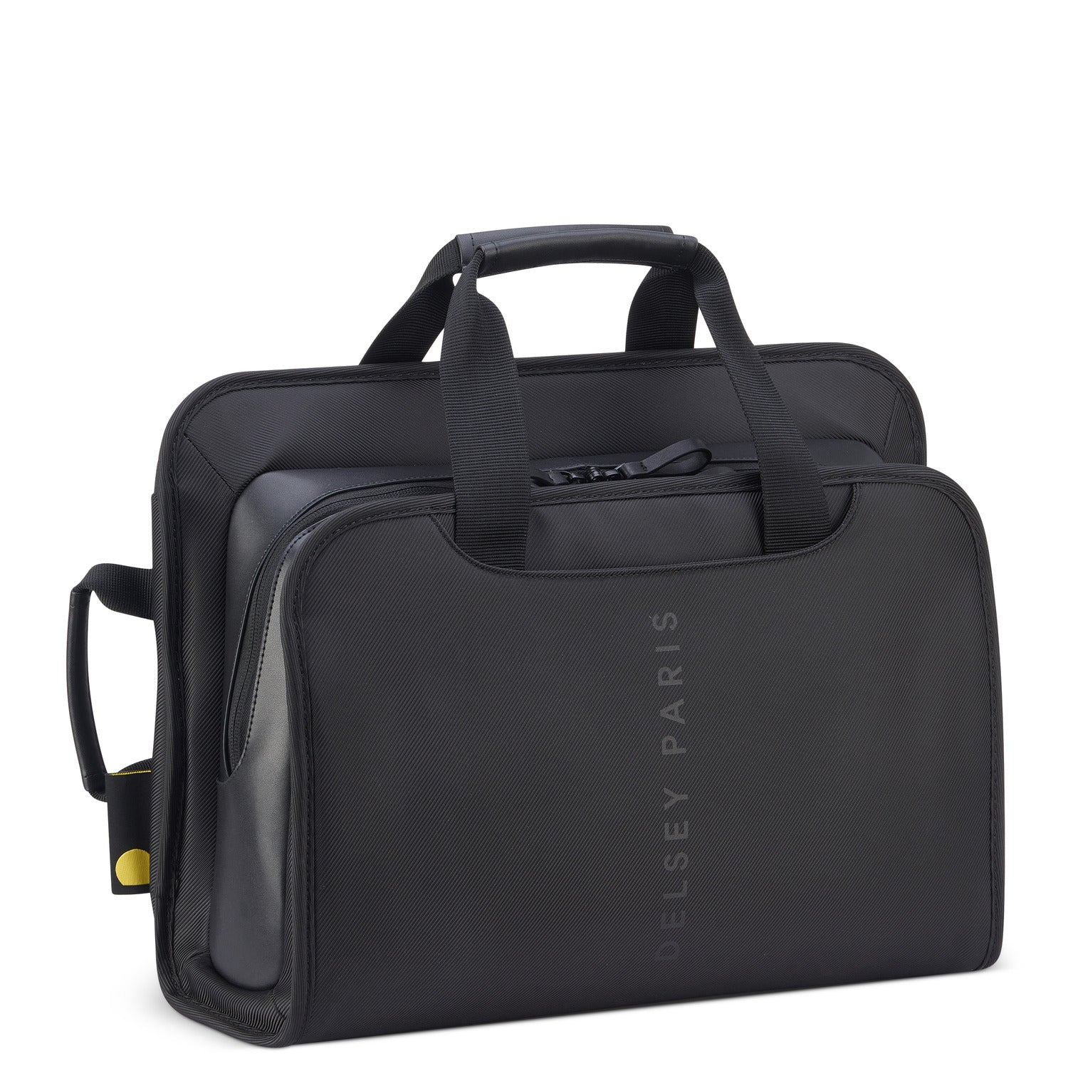 Delsey Arche 2 Compartment Briefcase with Backpack Strap