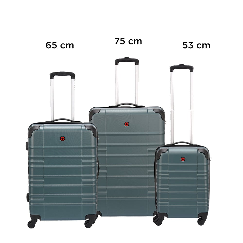 Wenger Amplar 3 Piece Luggage Trolley Set (Non-Expandable)