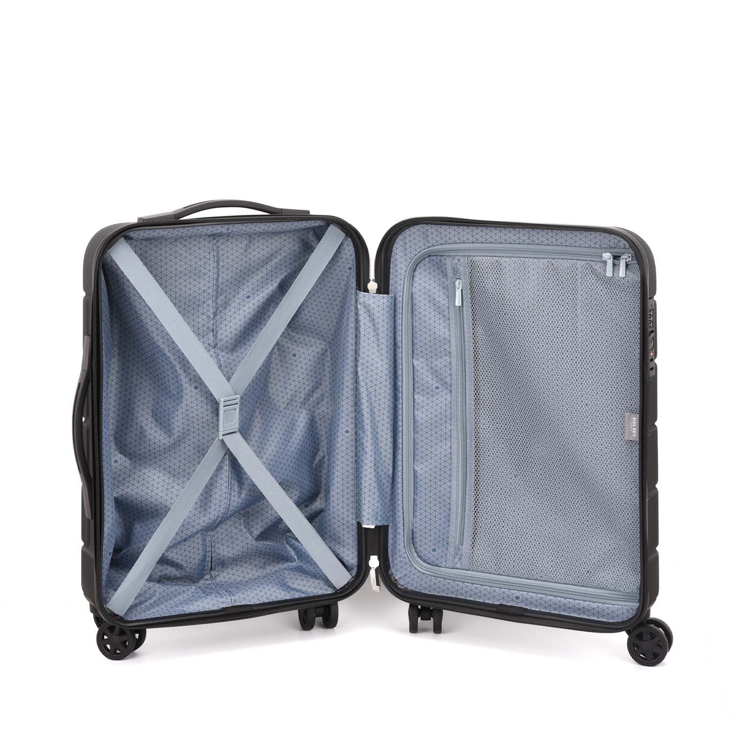 Delsey Lagos 3 Piece Set Non-Expandable Luggage Trolley 55+66+76cm