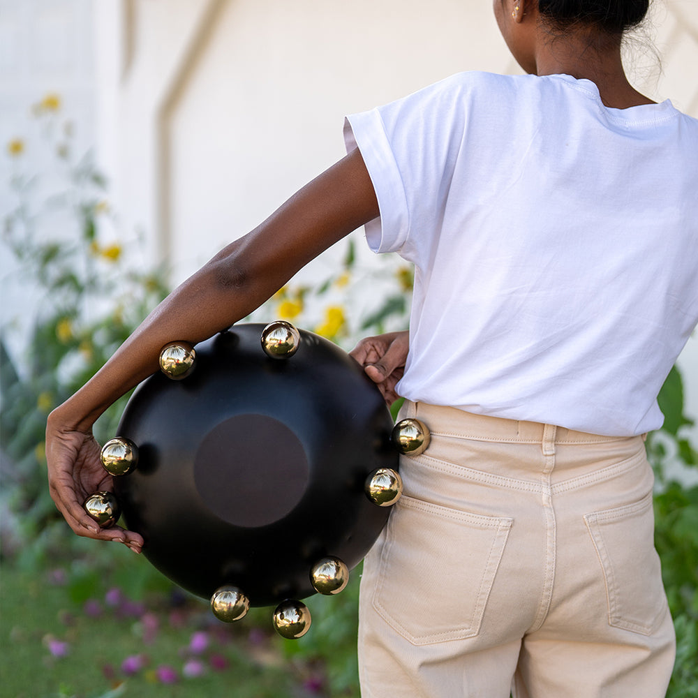 Curate Home - Bubble Decorative Bowl Black