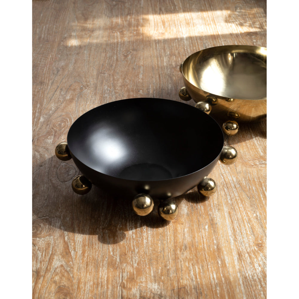 Curate Home - Bubble Decorative Bowl Black