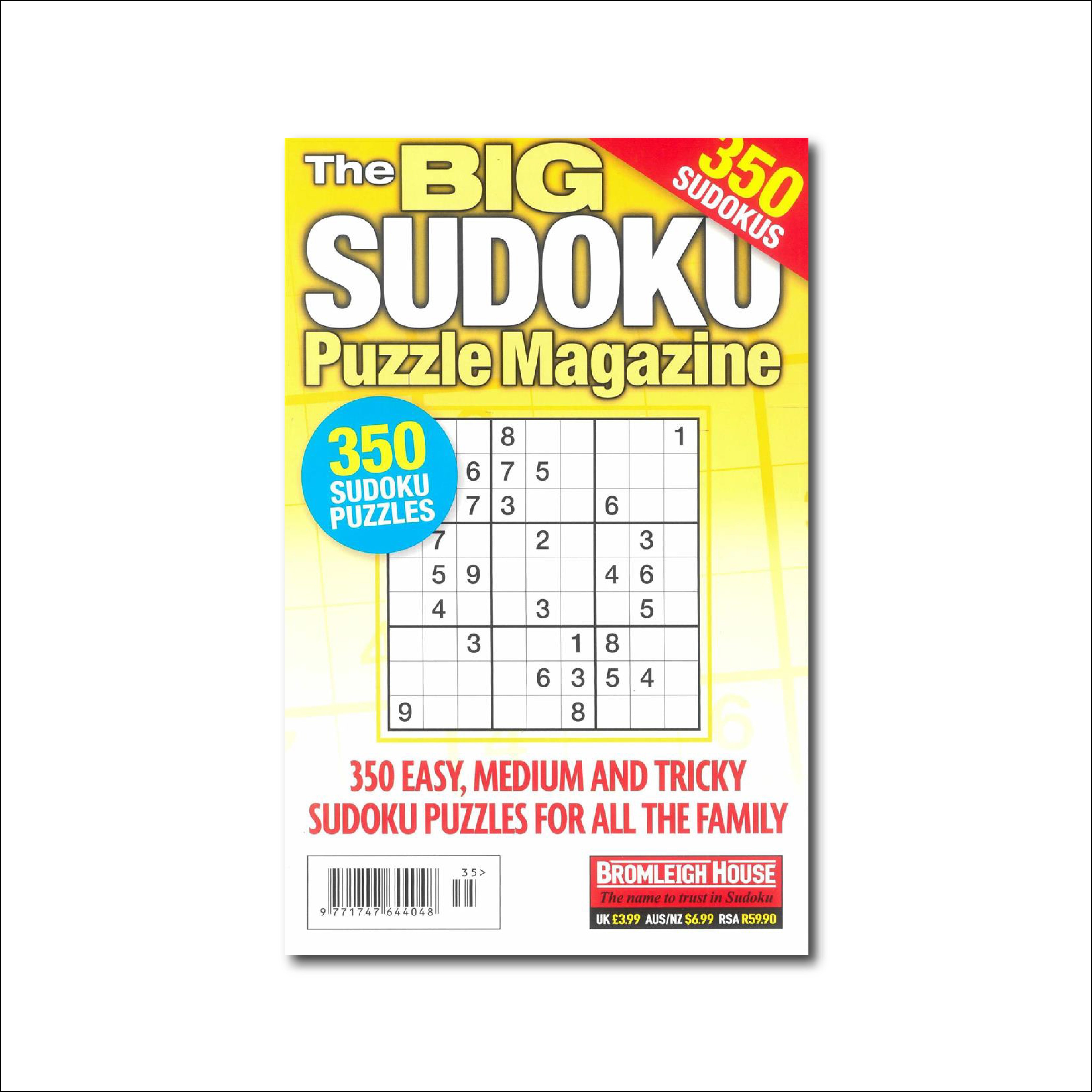 The Big Sudoku Puzzle Magazine Uk Issue No. 135