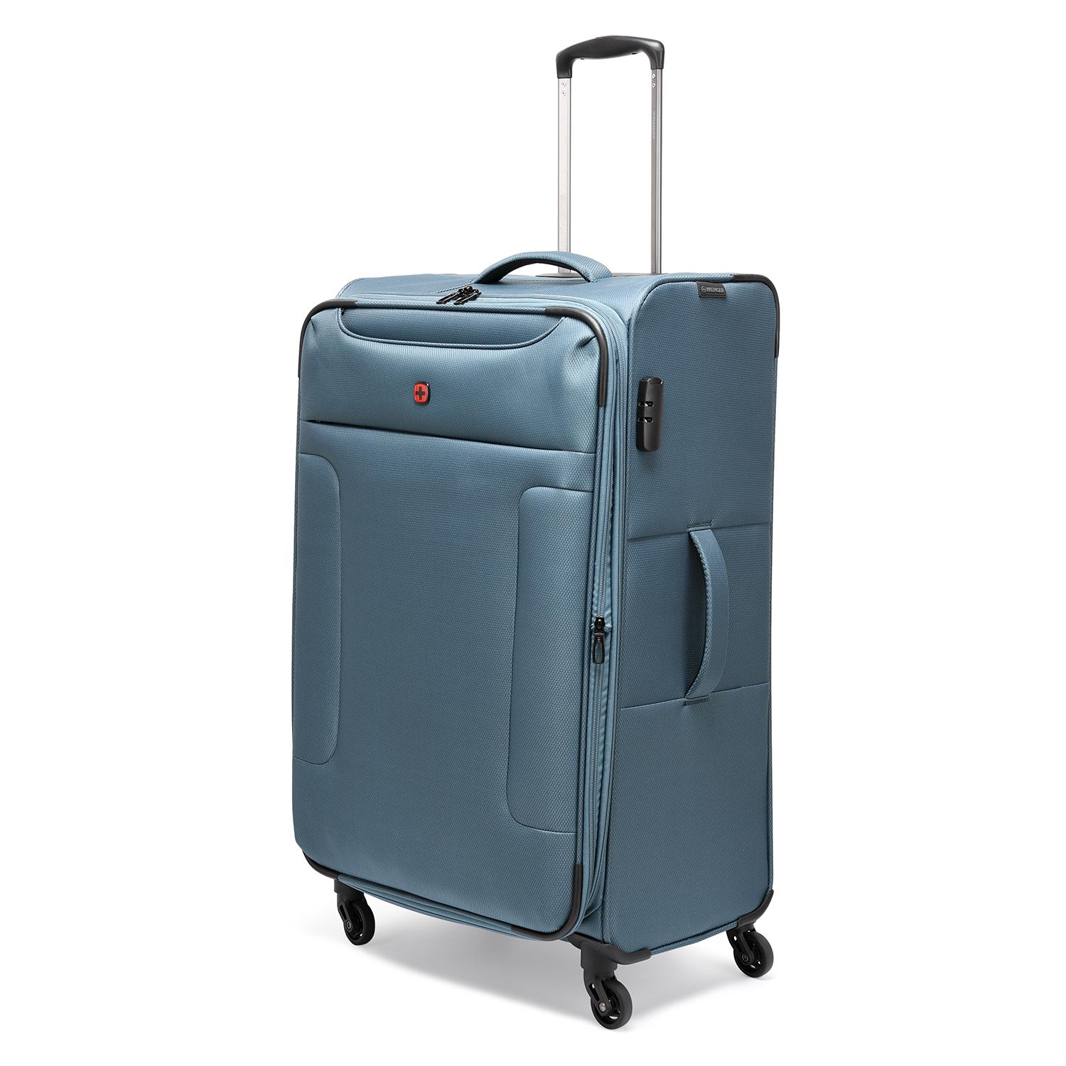 Wenger Eazy 54+68+80cm Softcase Expandable Luggage Trolley Set Of 3 - Teal