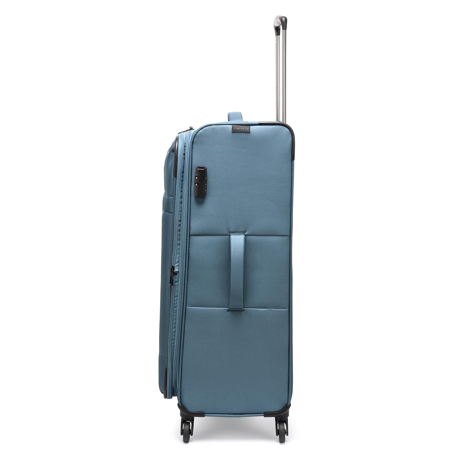 Wenger Eazy 54+68+80cm Softcase Expandable Luggage Trolley Set Of 3 - Teal