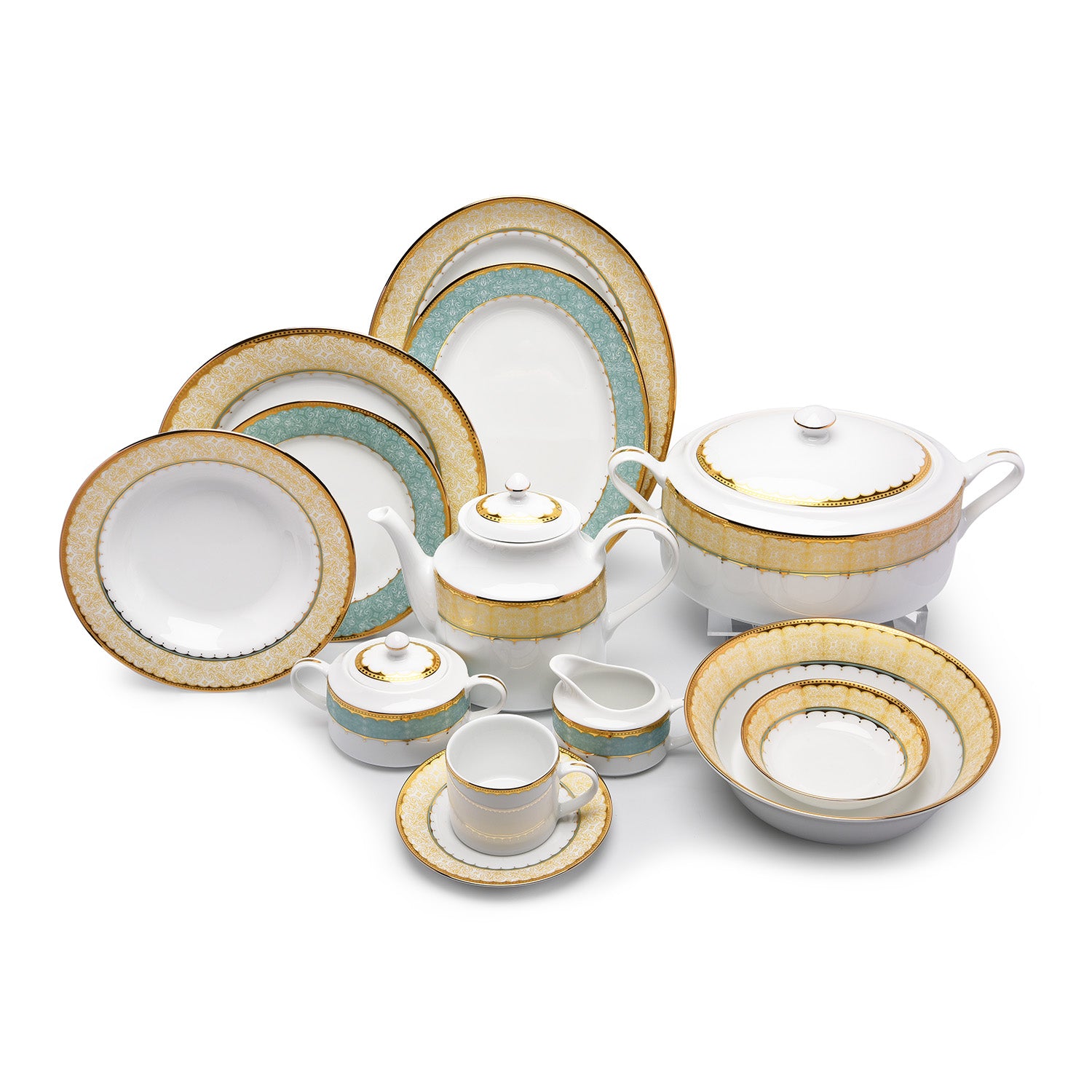 Dankotuwa Porcelain Mir 59Pc Dinner Set