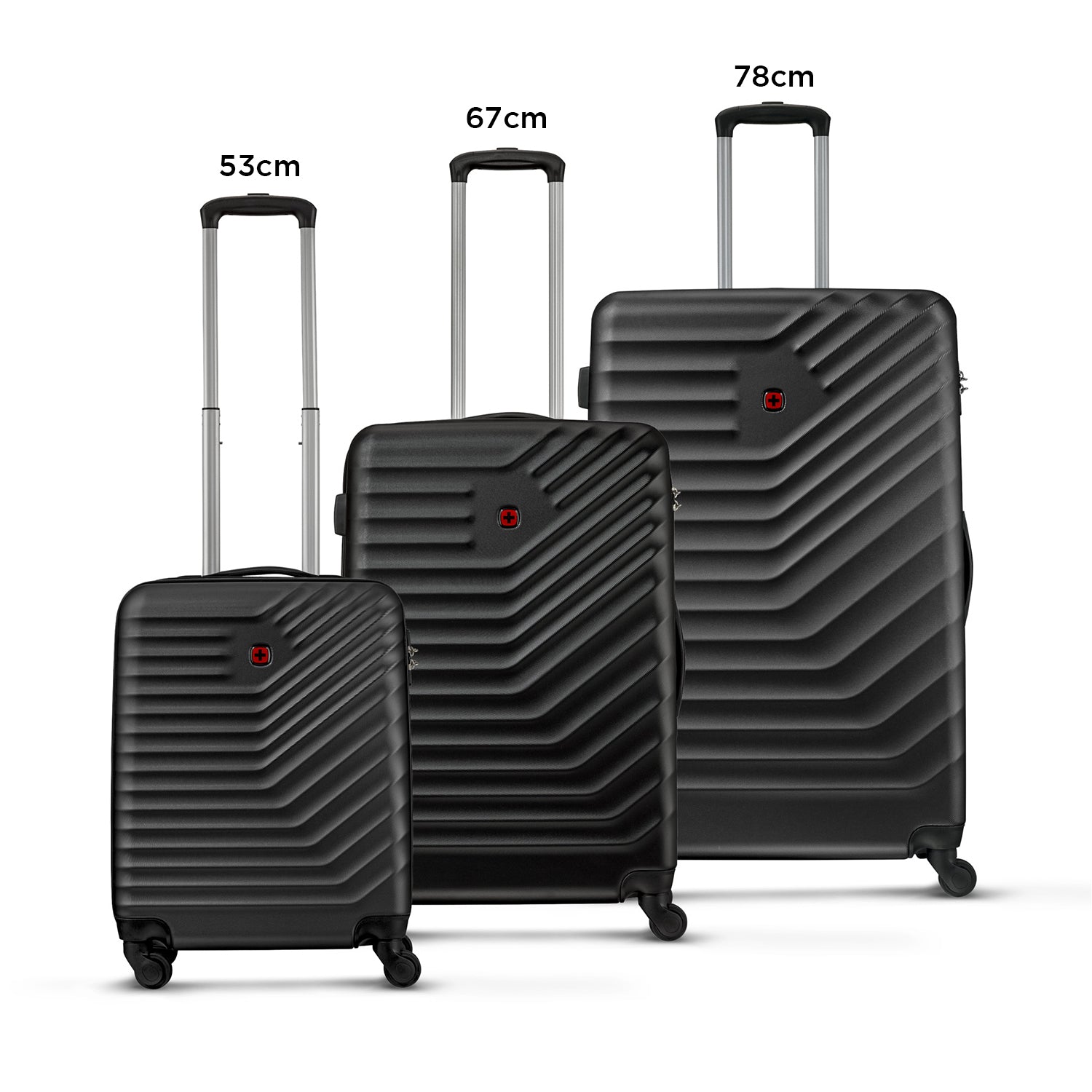 Wenger Trayn 3 piece Luggage Trolley  Set 