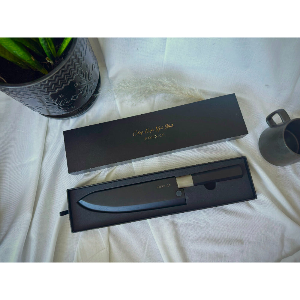 Nordico VG-10 Chef Knife 8" Japanese + Wooden sheath