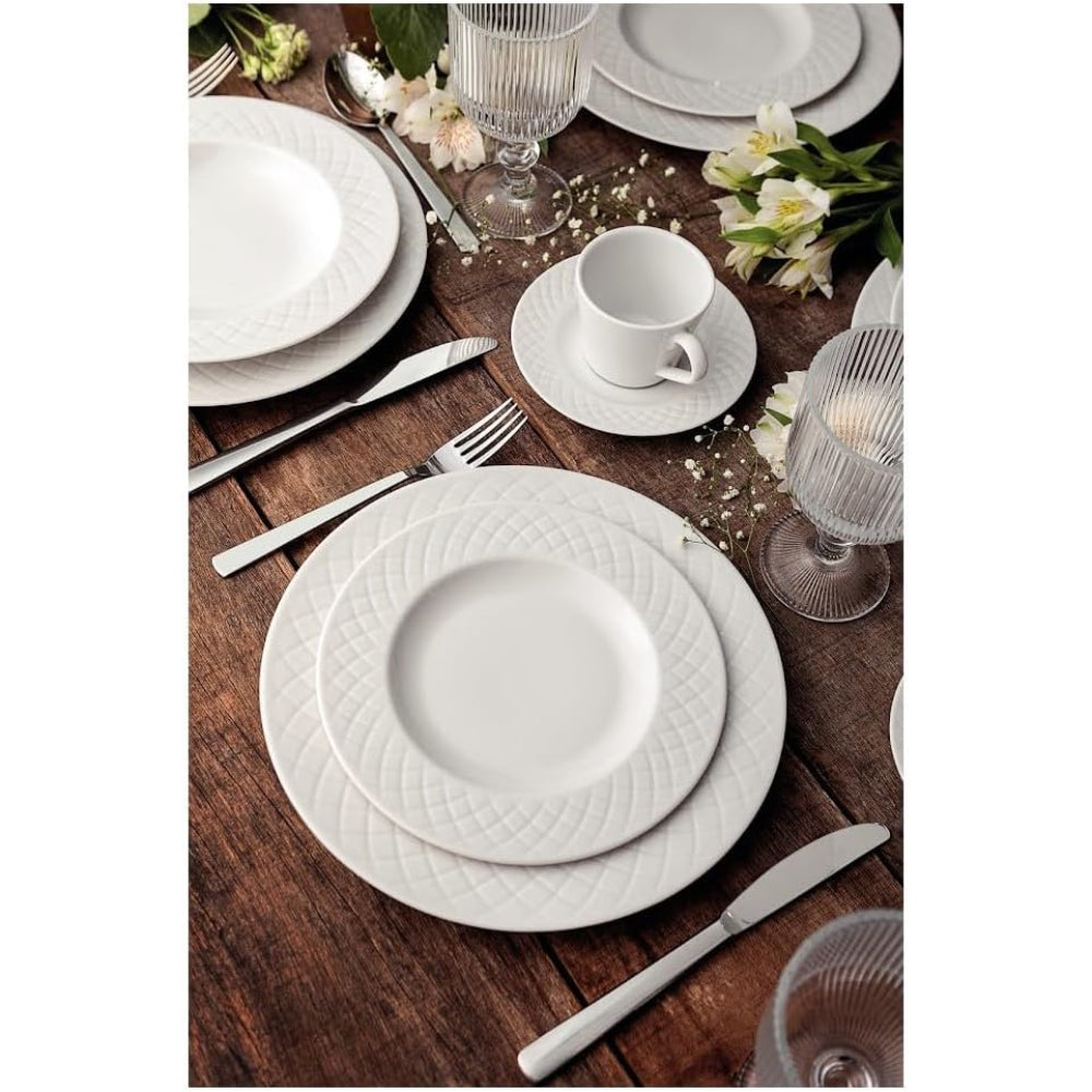 Tramontina Brazil  Ingrid 12 Pieces Porcelain Dinner Set