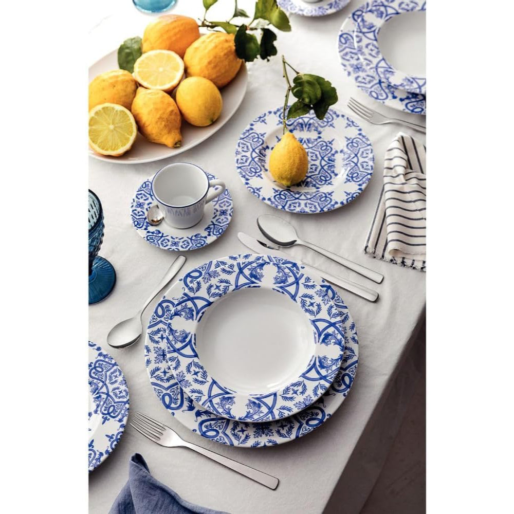 Tramontina Brazil  Algarve 20 Pieces Decorated Porcelain Dinner Set