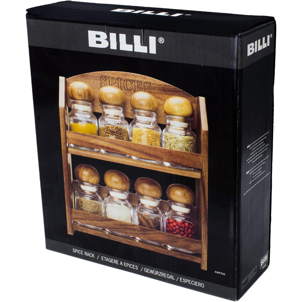 Billi Spice Rack W/8 Bottles