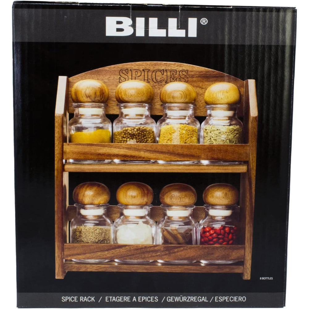 Billi Spice Rack W/8 Bottles