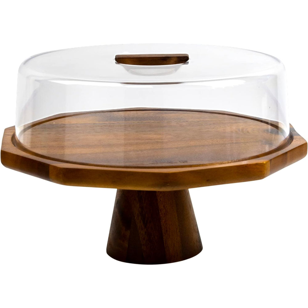 Decagon Cheese Dome W/ Stand