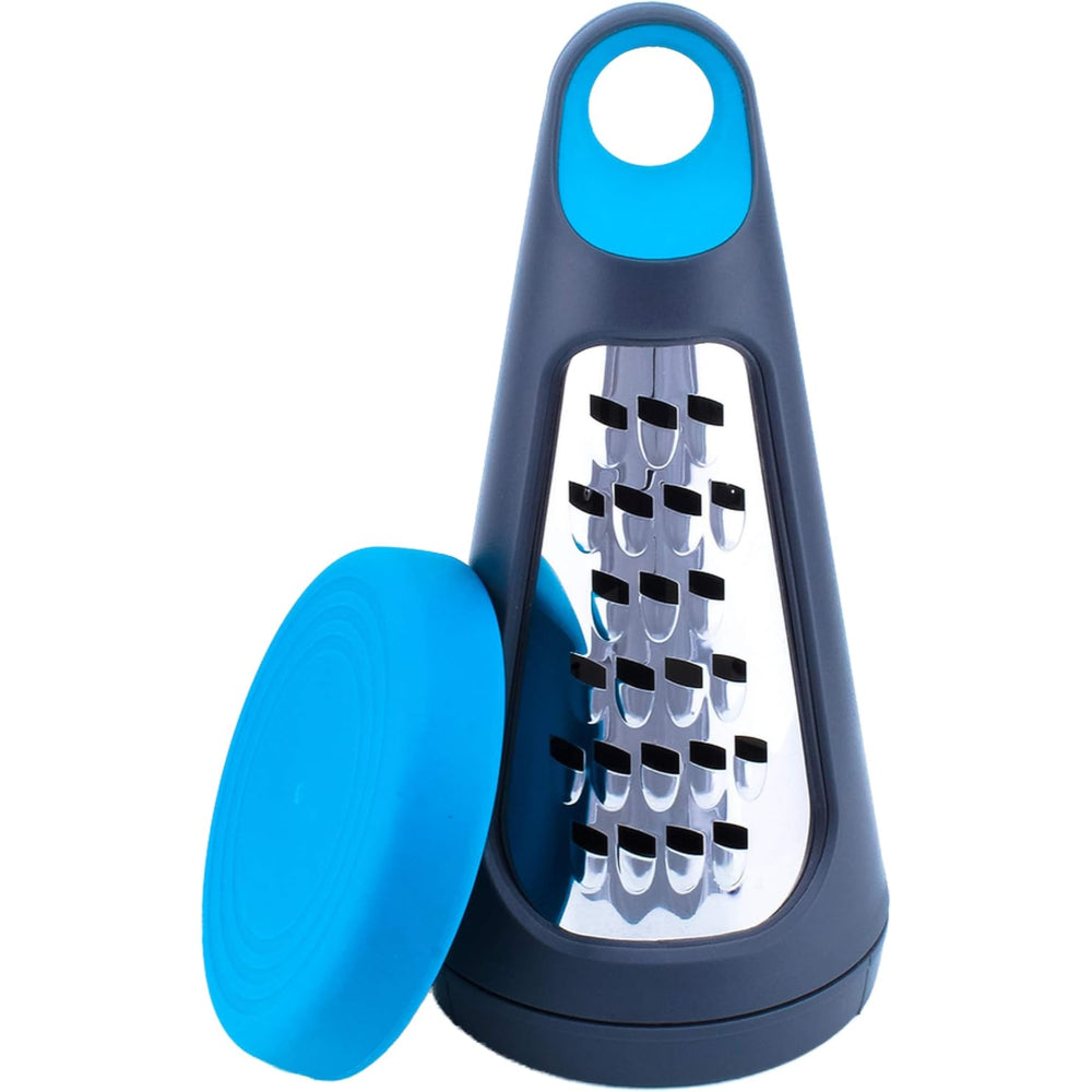 Cuisine Art Rotatable Grater - Blue | Easy-to-Use Grating System | Compact & Durable