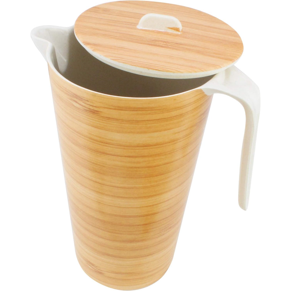 Cuisine Art Bamboo Fibre Jug - Wood Design | Eco-Friendly & Durable | 21 cm | Lightweight & Stylish