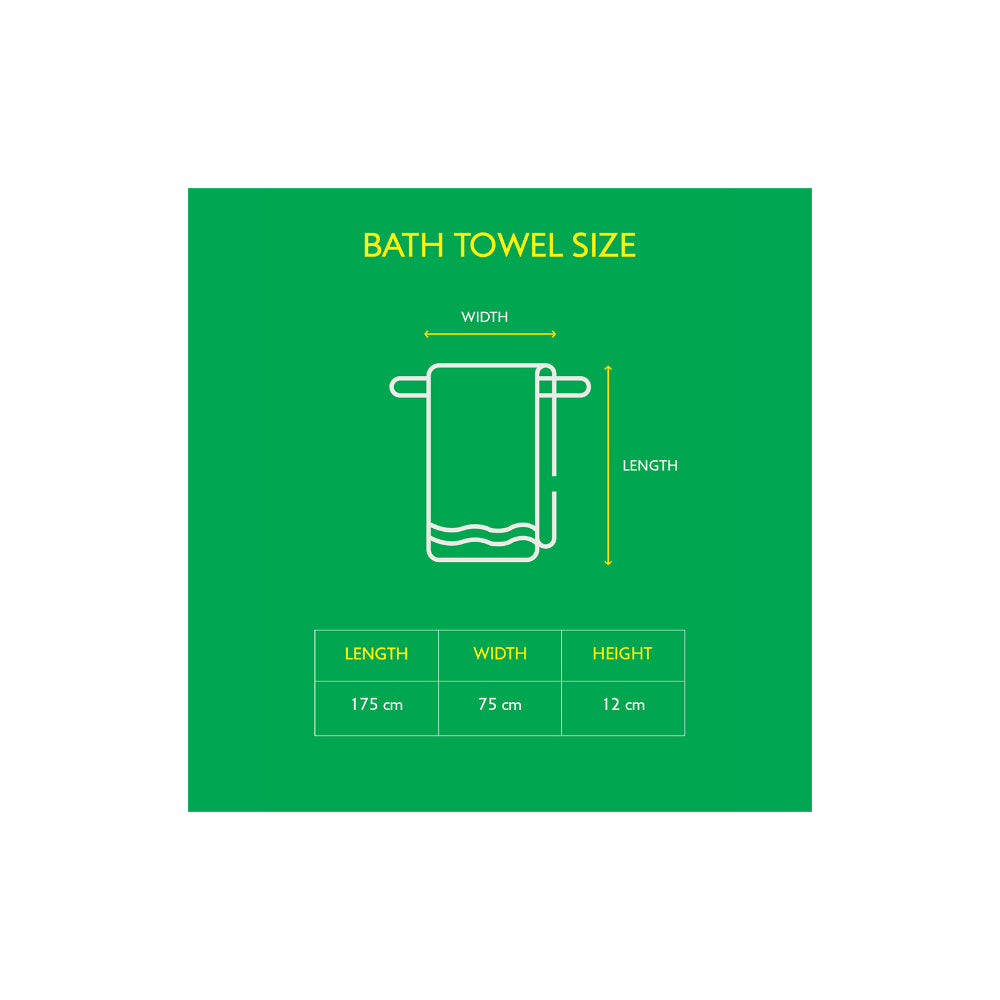 United Colors of Benetton Lavender Bamboo Bath Towel 600 GSM