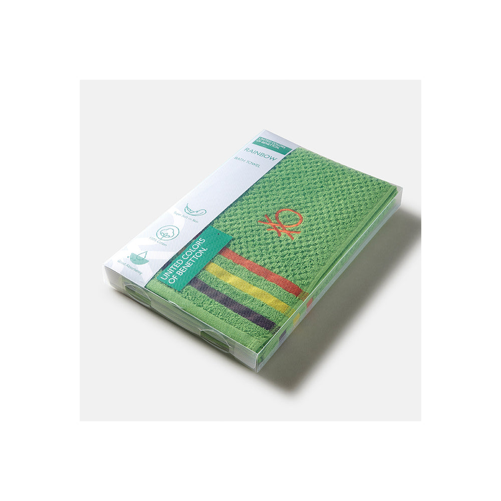 United Colors of Benetton Rainbow Greenery Bath Towel 450 GSM