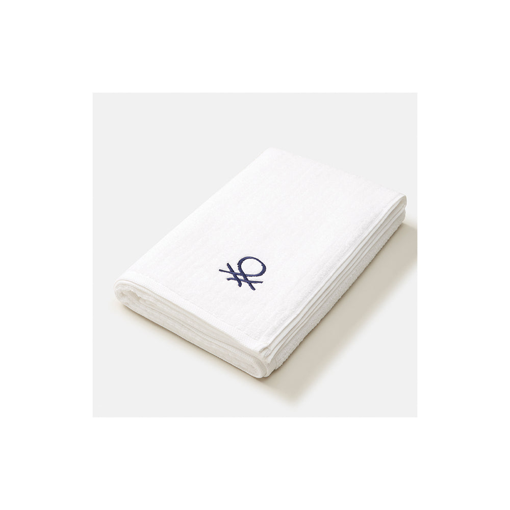 United Colors of Benetton Safari White Bath Towel 450 GSM