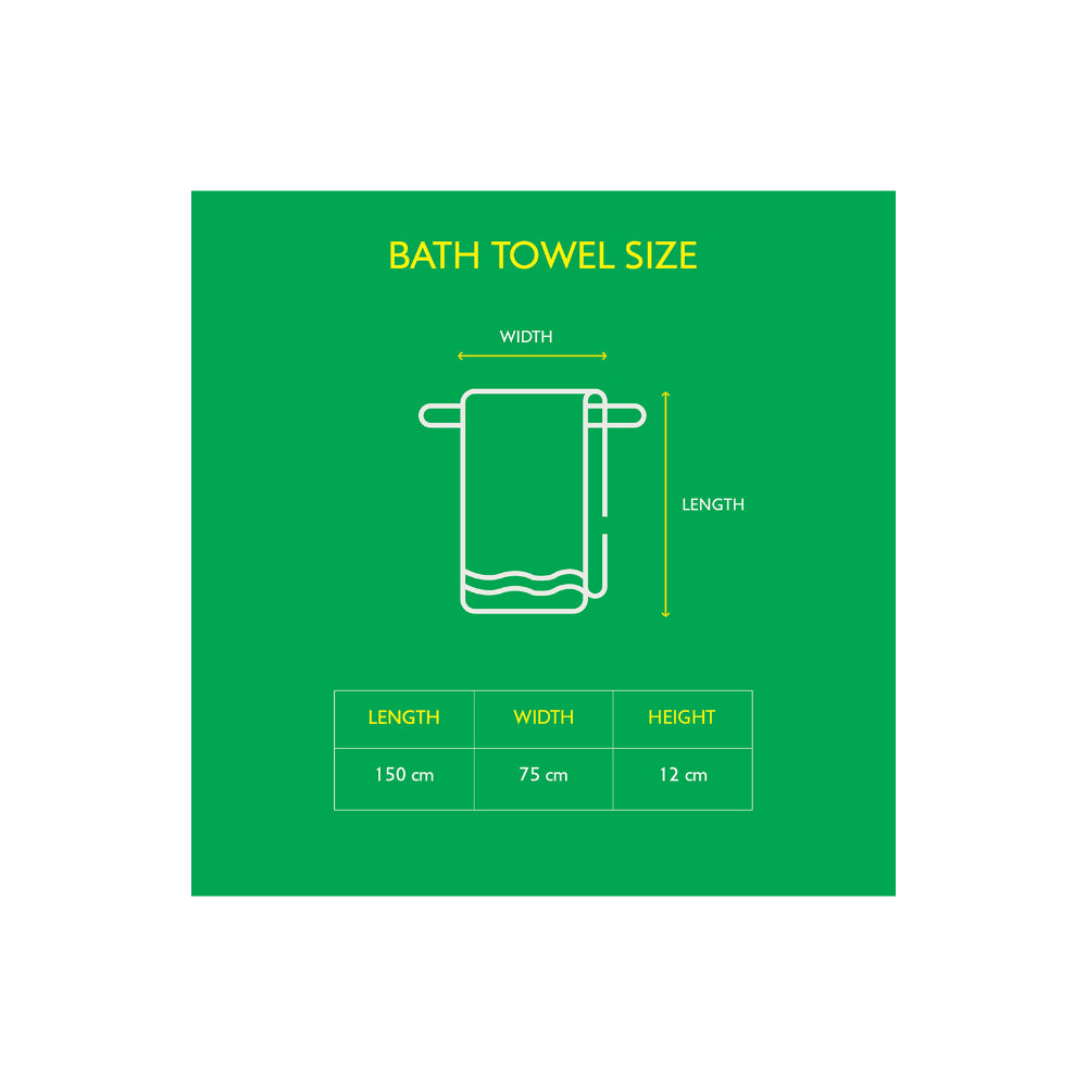 United Colors of Benetton Hemlock Bamboo Hammam Bath Towel