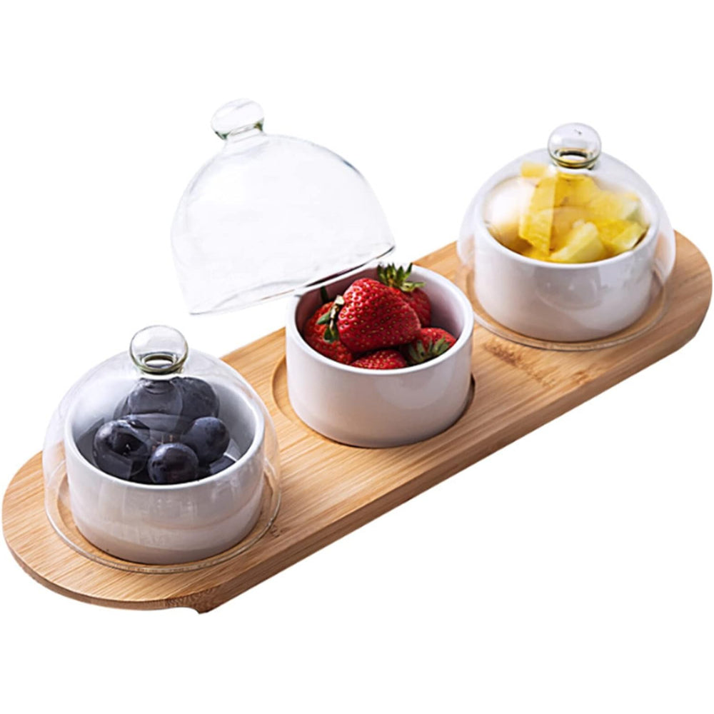 Cuisine Art 7 Pcs Dessert Set, Serving Partyware Set In Color Box