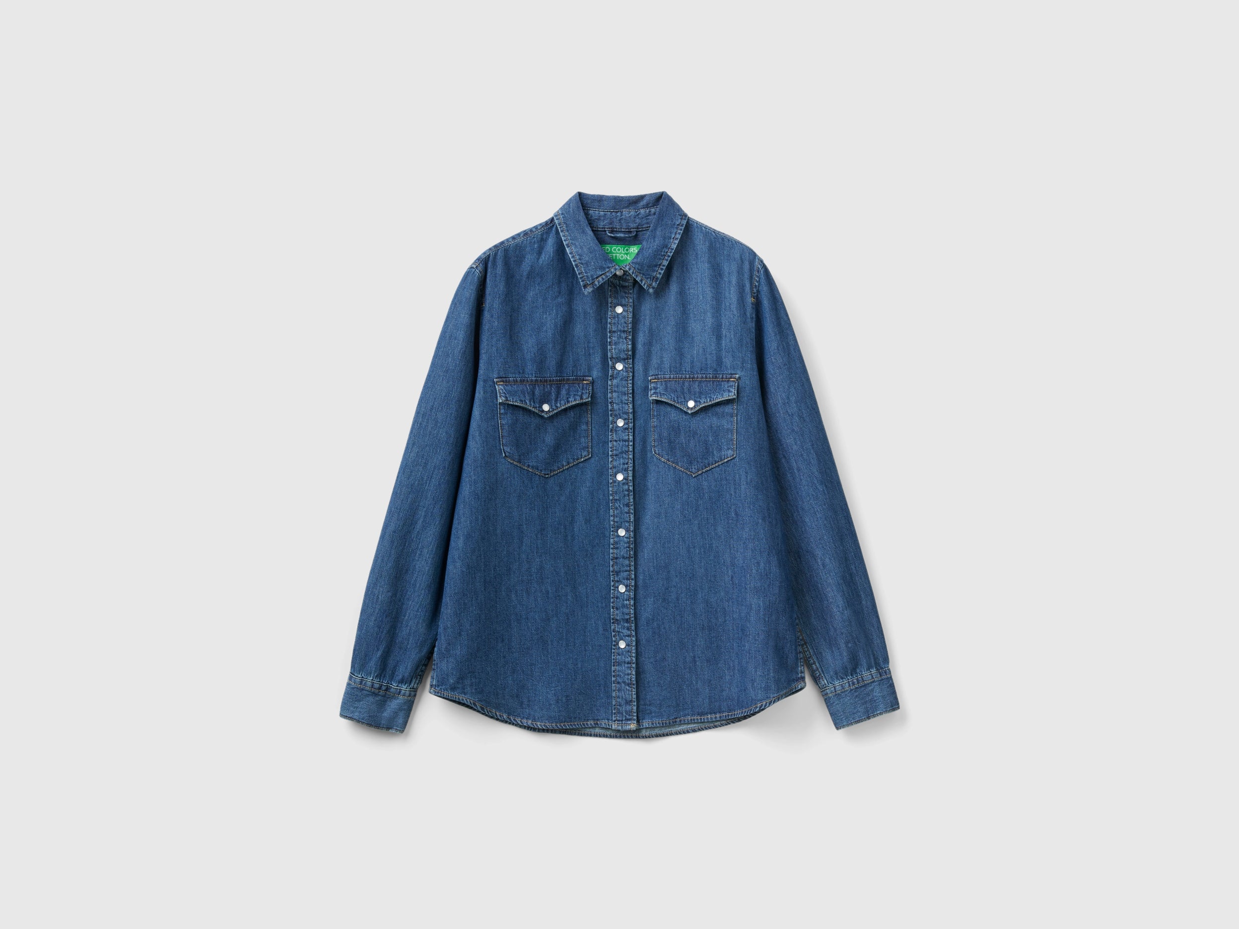 Regular fit denim shirt