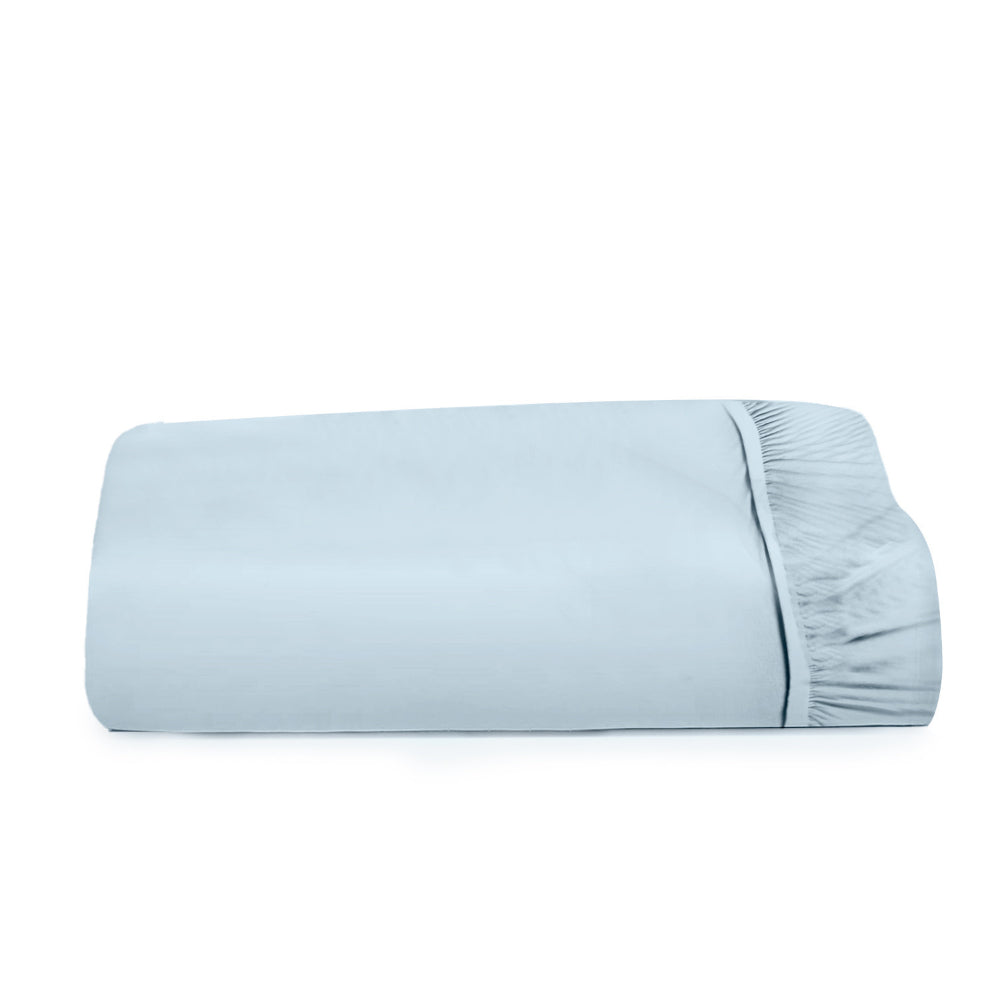 Cotton Home 1-piece Fitted Sheet Super Soft Sky Blue