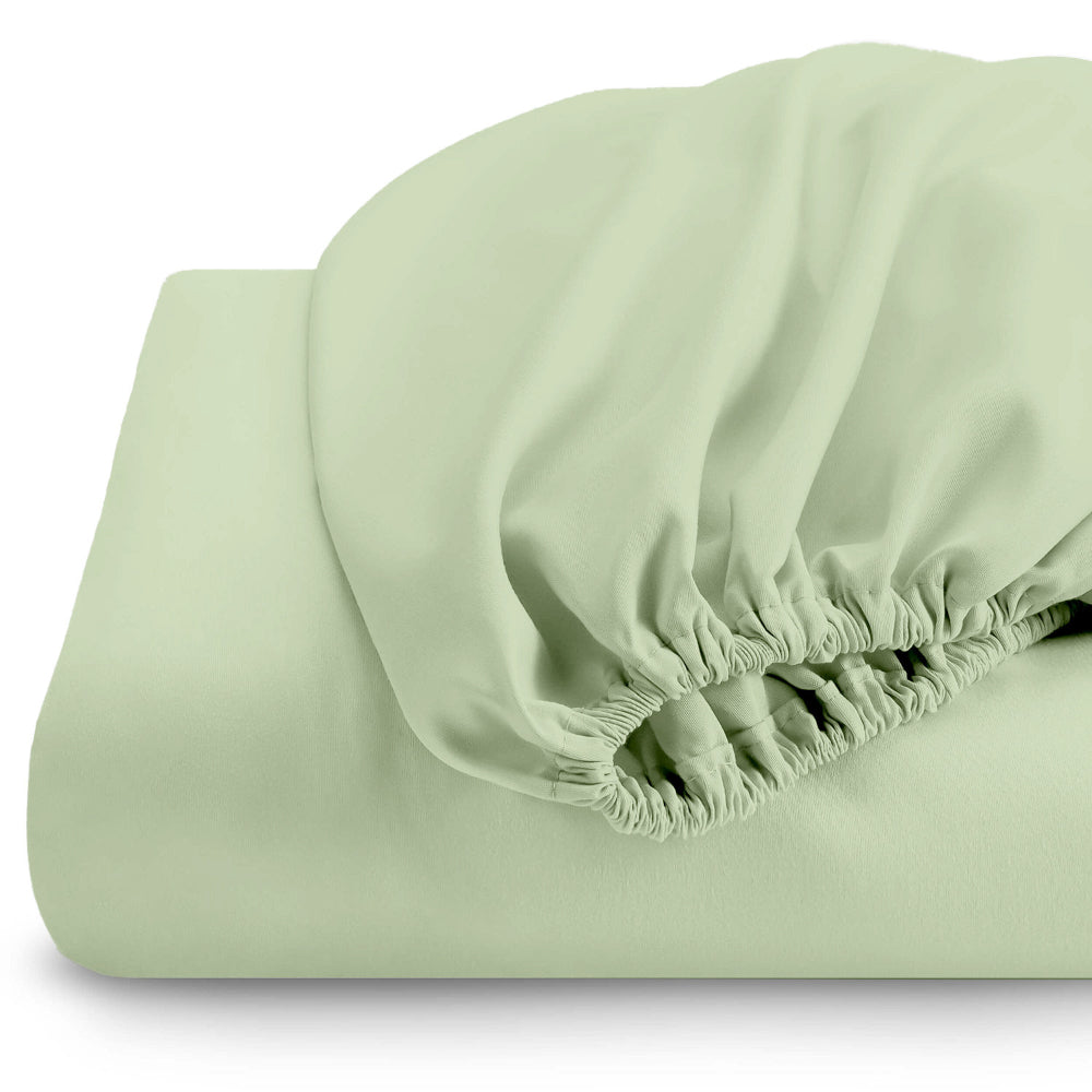 Cotton Home 1-piece Fitted Sheet Super Soft Mint Green