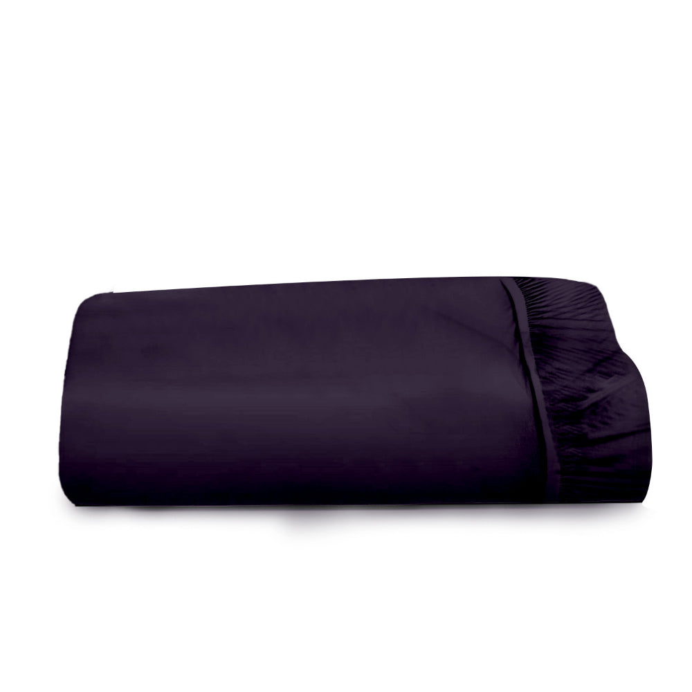 Cotton Home 1-piece Fitted Sheet Super Soft Violet