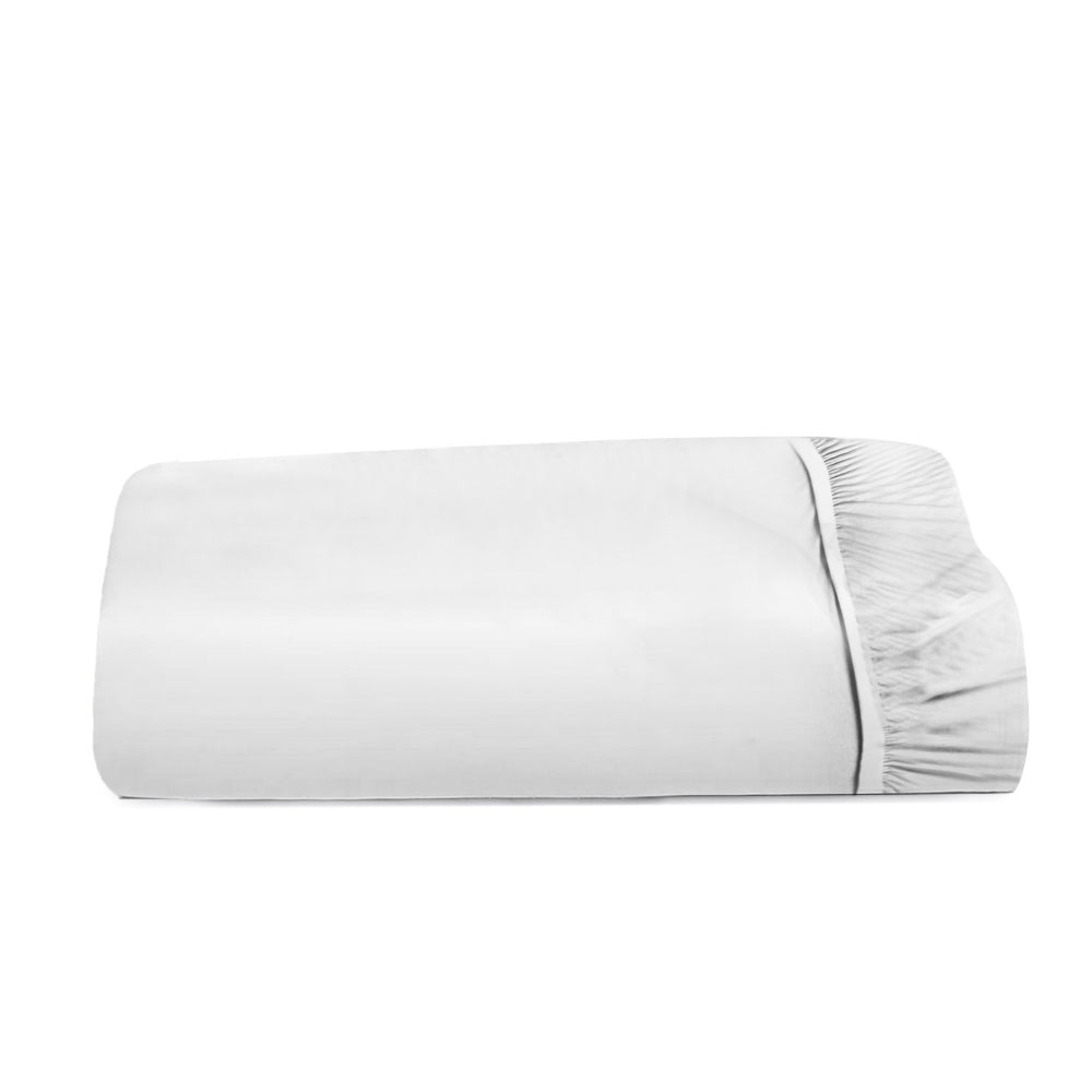 Cotton Home 1-piece Fitted Sheet Super Soft White