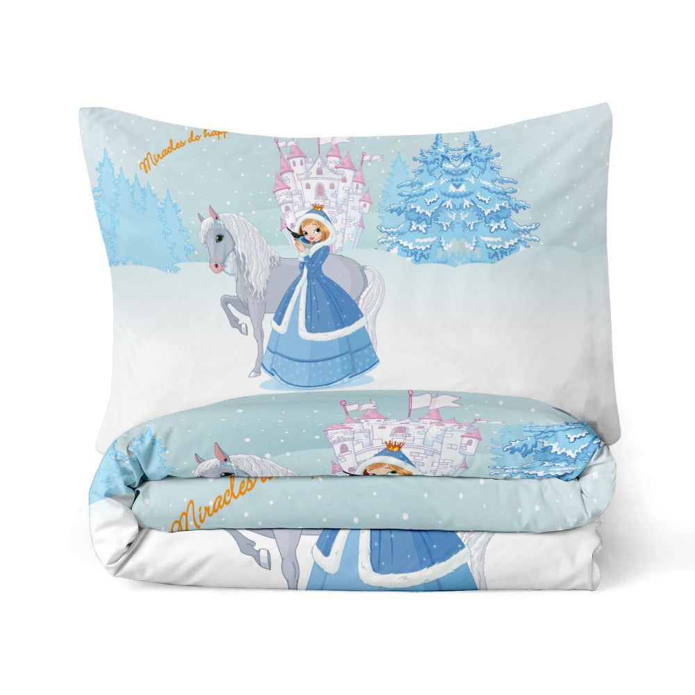 Cotton Home Kids 3-piece Duvet Cover Set Princess