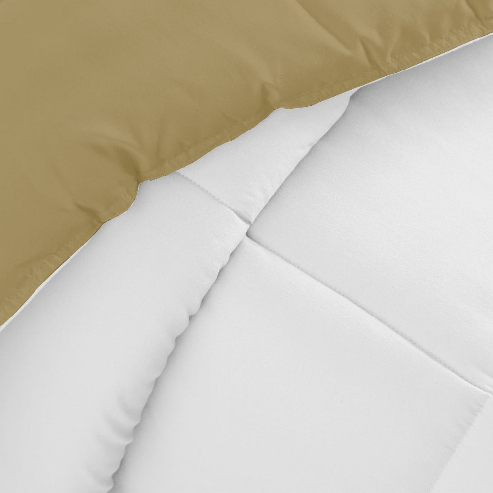 Cotton Home Adult 3-piece Set Reversible Comforter White