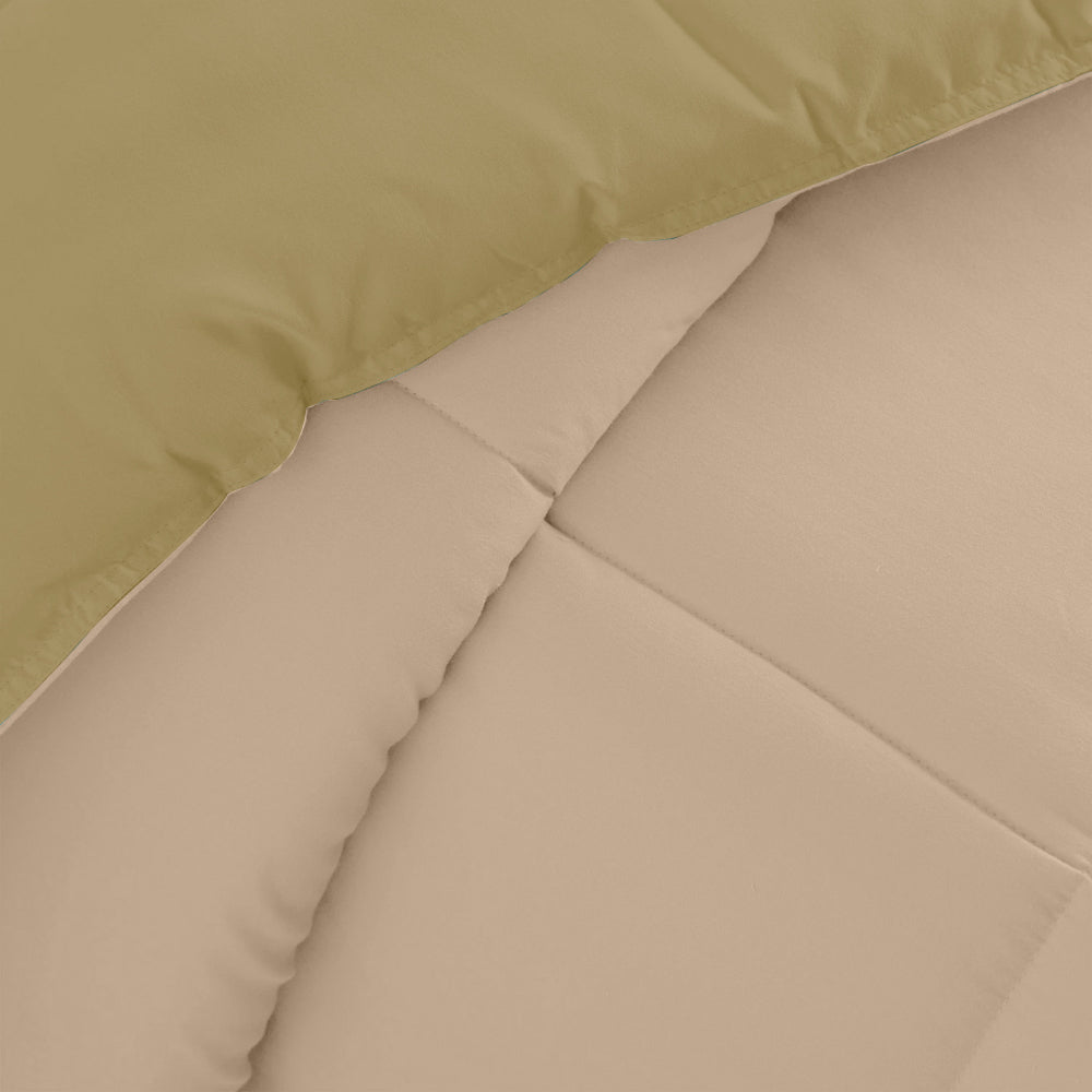 Cotton Home Adult 3-piece Set Reversible Comforter Stone