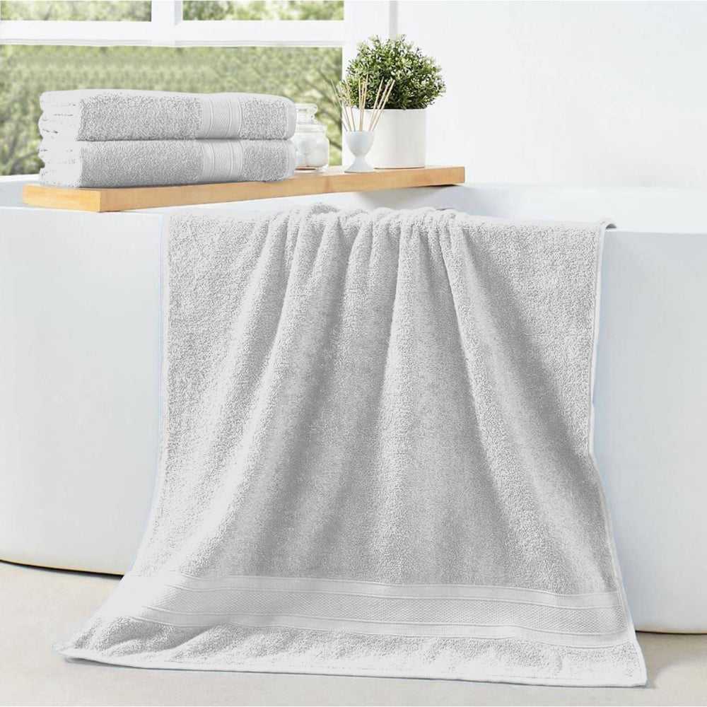 Cotton Home Bath Towel White