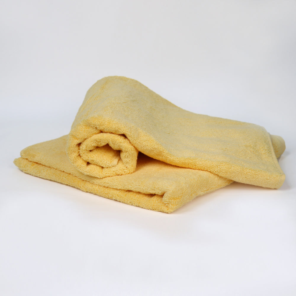 Cotton Home Bath Towel 2-piece Set Gold