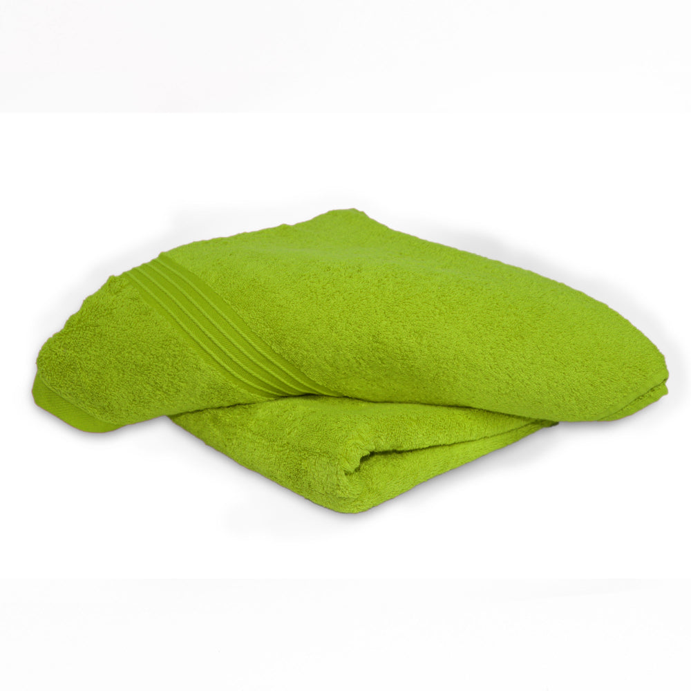 Cotton Home Bath Towel 2-piece Set Kiwi Green