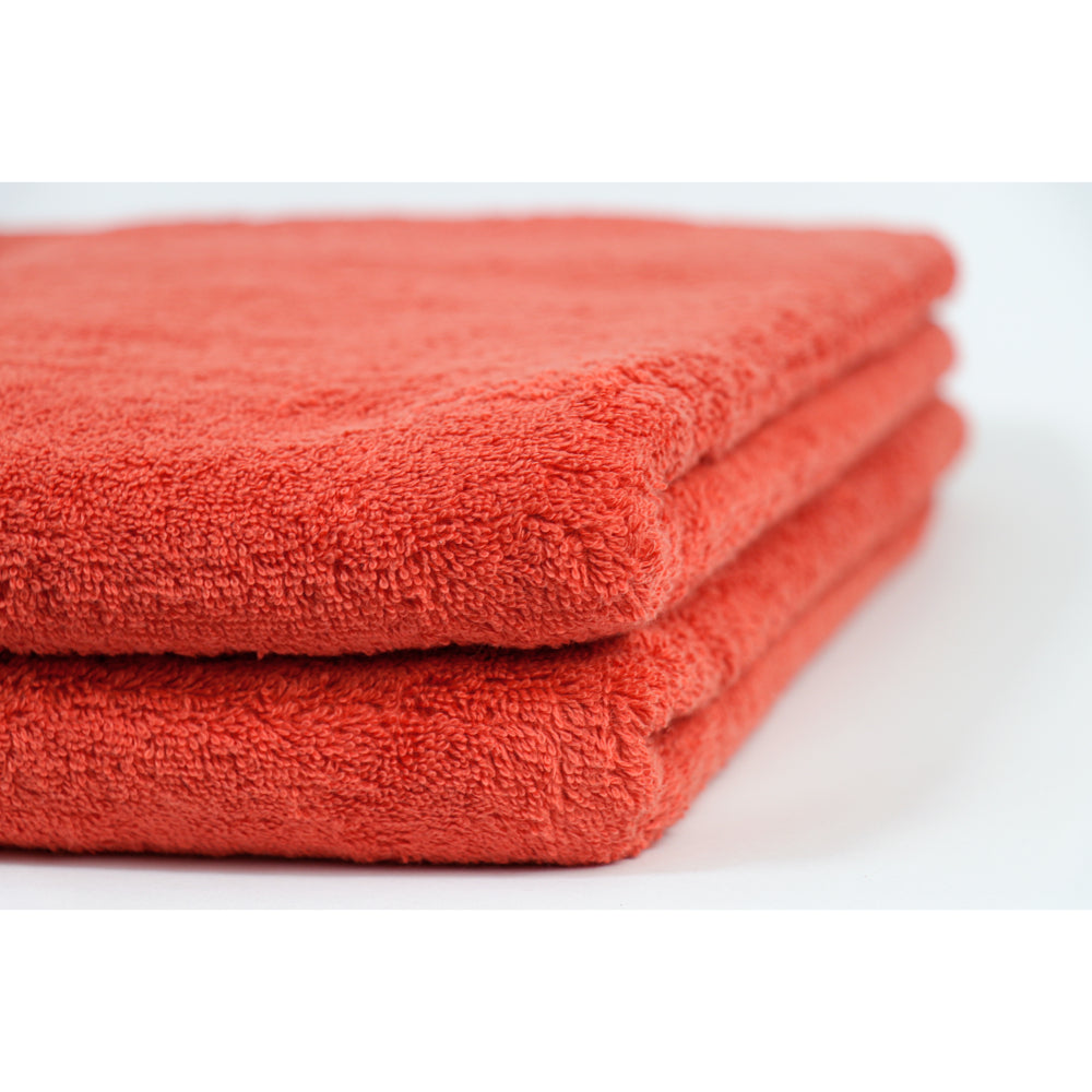 Cotton Home Bath Towel 2-piece Set Red