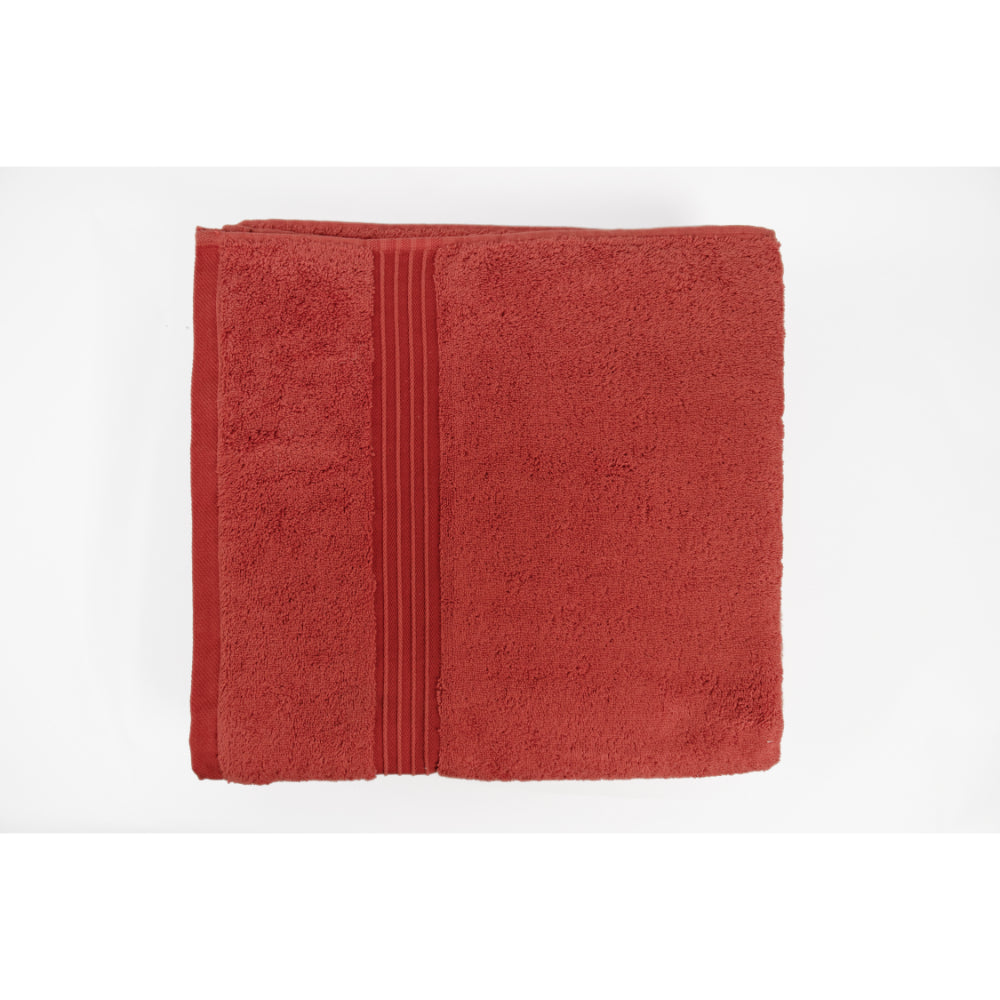 Cotton Home Bath Towel 2-piece Set Red